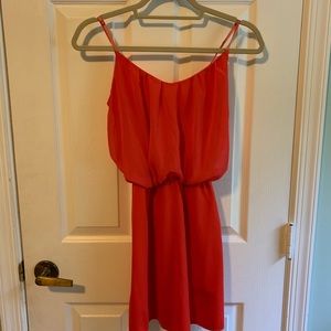 Coral dress